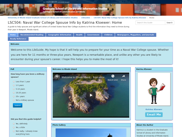 screenshot image of LibGuide that links to site